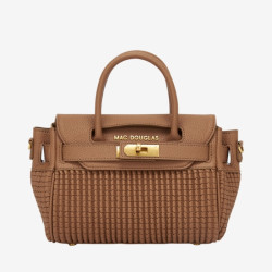 Mac Douglas - Mini sac à main matelassé Pyla 2 Bryan 2 châtain