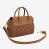 Mac Douglas - Mini sac à main matelassé Pyla 2 Bryan 2 châtain