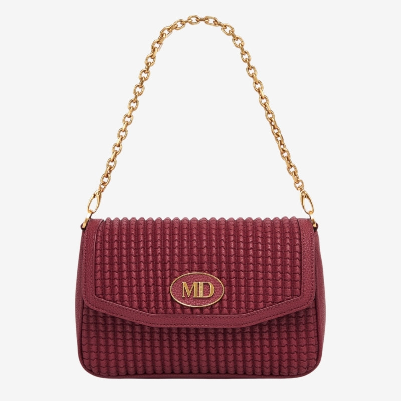 Mac Douglas - Sac à rabat matelassé Kiribati 2 Bryan 2 rouge rubis