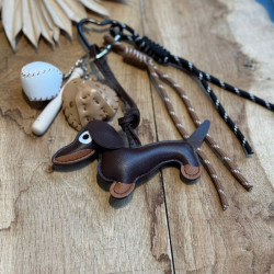 Auren - Bijou de sac chien noir baseball