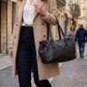 Auren - Sac polochon cuir marron