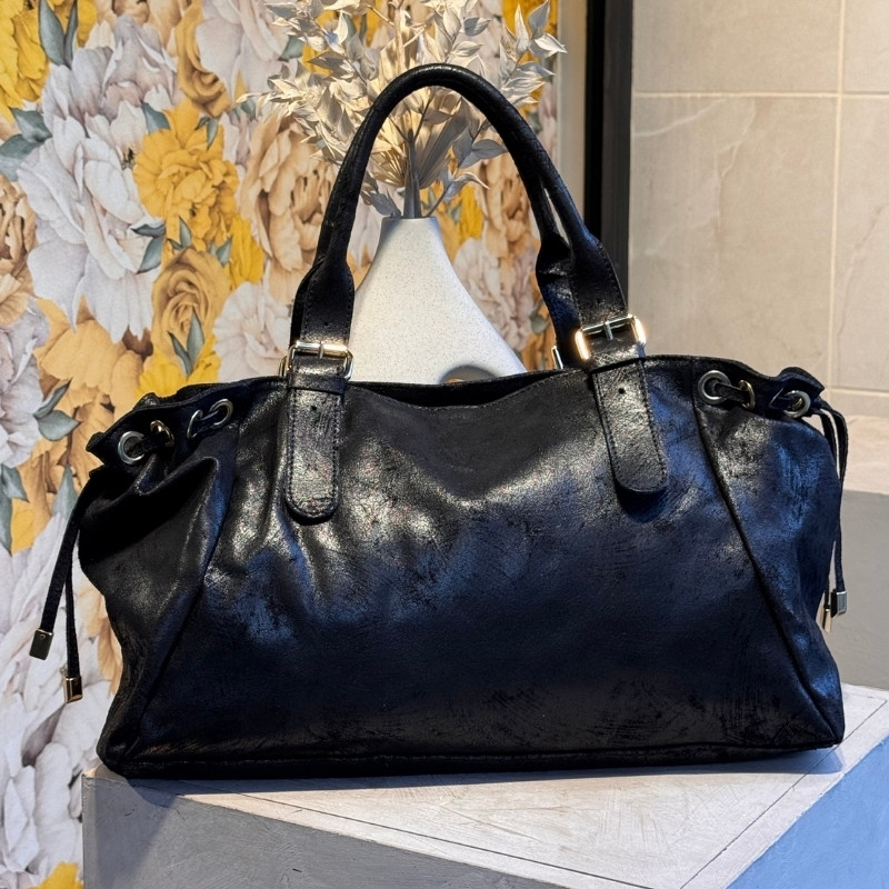 Auren - Sac polochon cuir souple