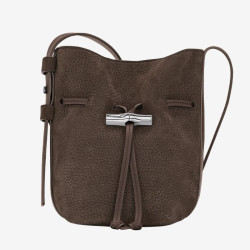 Longchamp - Sac seau souple Le Roseau Moka