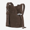 Longchamp - Sac seau souple Le Roseau Moka