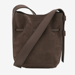 Longchamp - Sac seau souple Le Roseau Moka