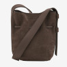 Longchamp - Sac seau souple Le Roseau Moka