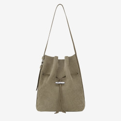 Longchamp - Sac porté épaule  souple M Le Roseau