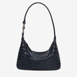 Auren - sac porté épaule tressé noir