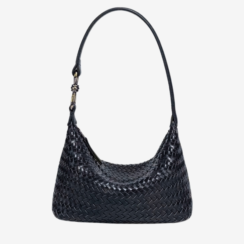 Auren - sac porté épaule tressé noir