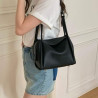Auren - sac épaule trapèze noir