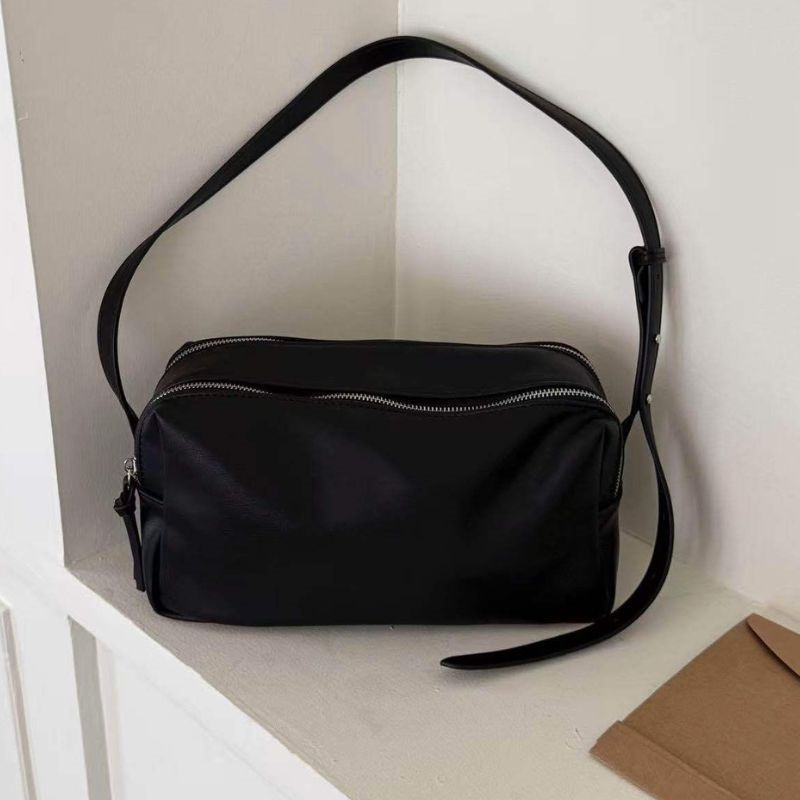 Auren - Sac besace double compartiment noir