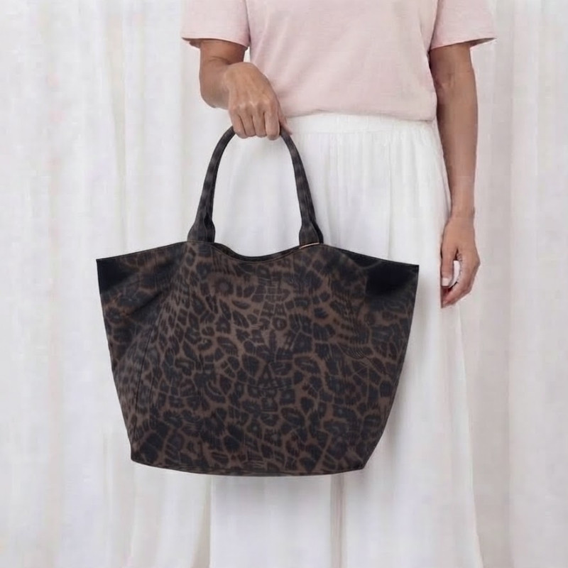 Auren - Grand sac shopping léopard