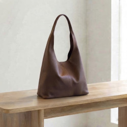 Auren - Grand sac hobo cognac