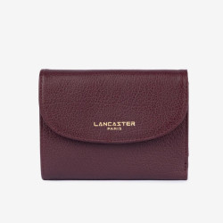 Lancaster Paris - Portefeuille dos à dos Dune bordeaux
