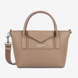 Lancaster - petit sac cabas Maya double KBA praline