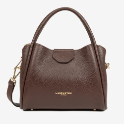 Lancaster – Petit sac à main Ida Double marron or pâle