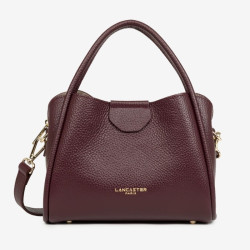 Lancaster – Petit sac à main Ida Double bordeaux foncé
