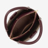 Lancaster – Petit sac à main Ida Double bordeaux foncé
