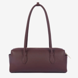 Lancaster - Sac baguette épaule Donna cube bordeaux