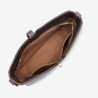 Lancaster - Grand sac besace épaule Milano Horizon marron