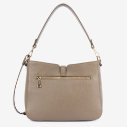 Lancaster - Grand sac besace épaule Milano Horizon sable foncé