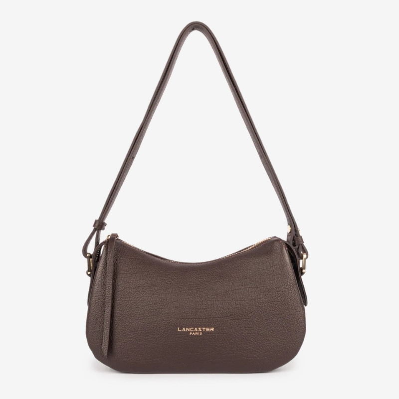 Lancaster - Petit sac besace femme Dune marron foncé