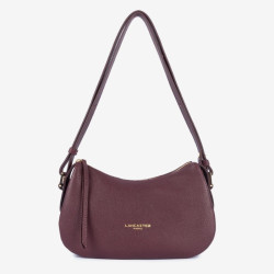 Lancaster - Petit sac besace femme Dune bordeaux foncé