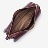 Lancaster - Petit sac besace femme Dune bordeaux foncé