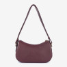 Lancaster - Petit sac besace femme Dune bordeaux foncé
