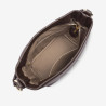 Lancaster - Sac seau cuir femme Dune Moka