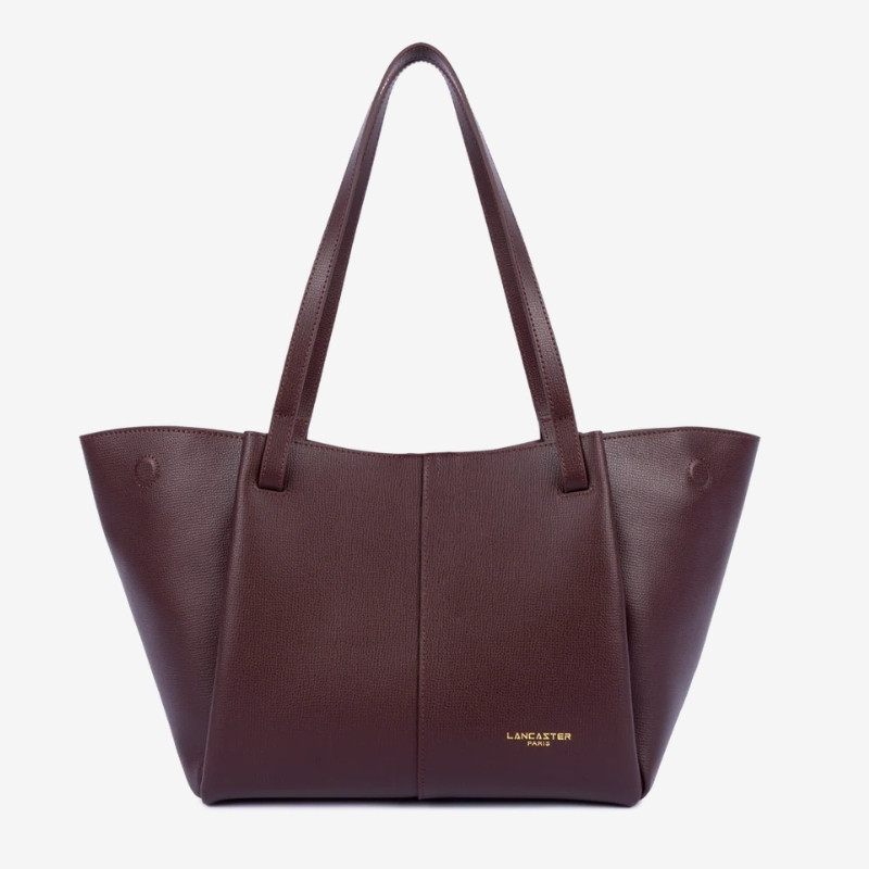 Lancaster - Sac cabas épaule tendance Sierra Haus bordeaux foncé