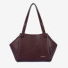 Lancaster - Sac cabas épaule tendance Sierra Haus bordeaux foncé