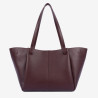 Lancaster - Sac cabas épaule tendance Sierra Haus bordeaux foncé