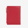 Lancaster - Portefeuille pliant cuir Milano Ana rouge