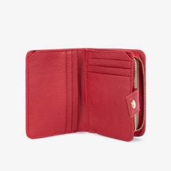 Lancaster - Portefeuille à rabat Milano Ana rouge