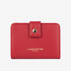 Lancaster - Portefeuille à rabat Milano Ana rouge