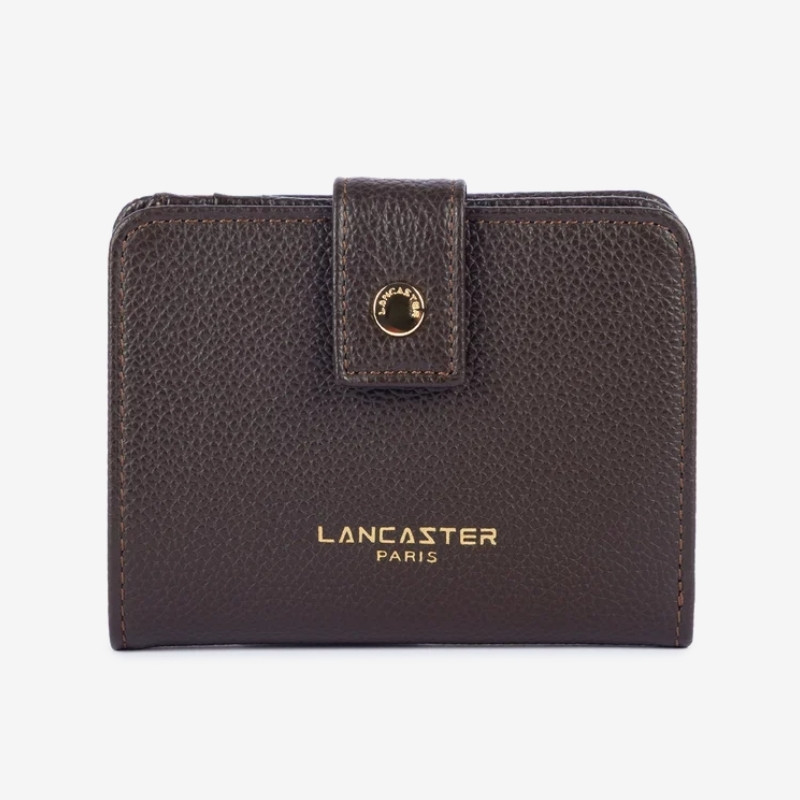 Lancaster - Portefeuille à rabat Milano Ana moka