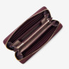 Lancaster Paris - Portefeuille compagnon Dune bordeaux foncé