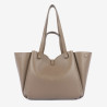 Lancaster - Grand sac cabas épaule Milano Horizon sable foncé