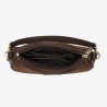 Mac Douglas - Sac porté épaule effet suédine Emilie Stockholm chocolat