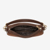 Mac Douglas - Sac porté épaule effet suédine Emilie Stockholm châtaigne