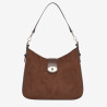 Mac Douglas - Sac porté épaule suédine Guyenne STOCKHOLM châtaigne