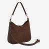 Mac Douglas - Sac porté épaule suédine Guyenne STOCKHOLM chocolat