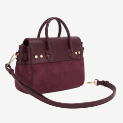 Mac Douglas - Mini sac à main velours Pyla 2 Stockholm lie de vin
