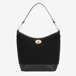 Mac Douglas - sac épaule suédine Gerald Stockholm M noir