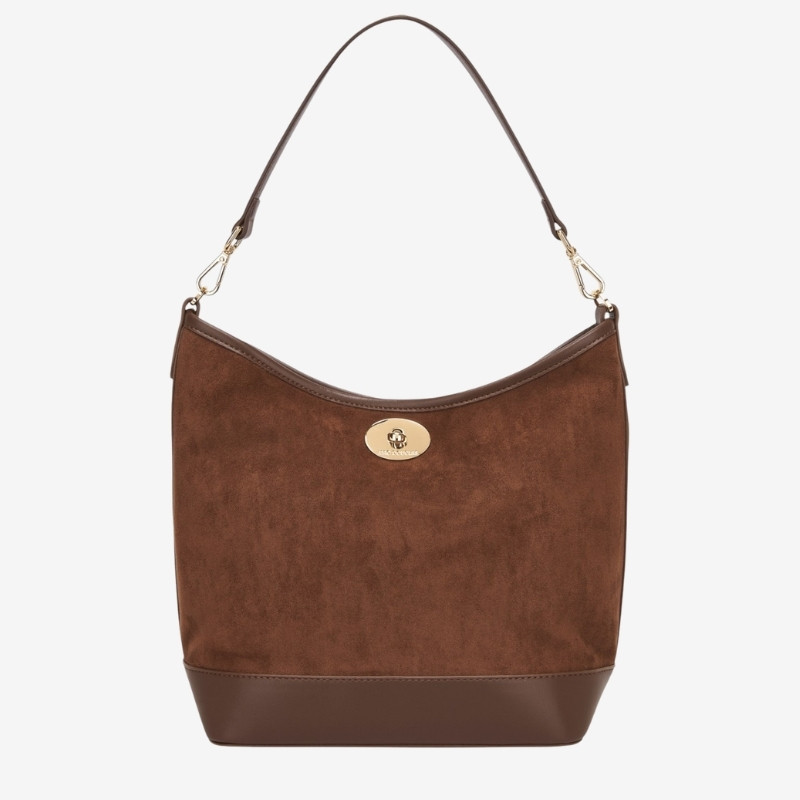 Mac Douglas - sac épaule suédine Gerald Stockholm M chataigne