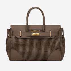 Mac Douglas - Sac à main microfibre matelassé Pyla2 Bryan2 XS brun
