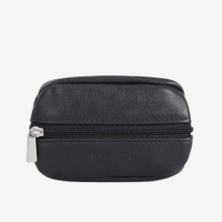 Porte-Monnaie Grain de Café Cuir Wylson Preston avec Porte-Clés