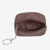Porte-Monnaie Grain de Café Cuir Wylson Leeds avec Porte-Clés