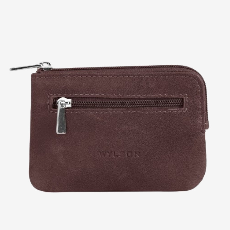 Wylson - Porte-monnaie plat cuir  Leeds
